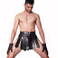 Leather skirt fashion clothing