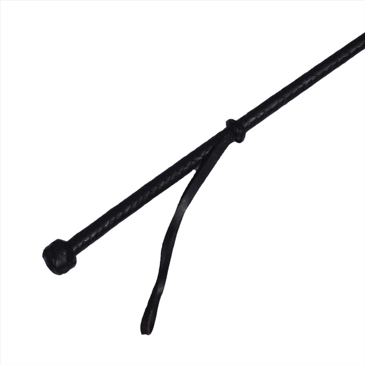 Subculture Riding Crop Whip, detail view of leather crop head