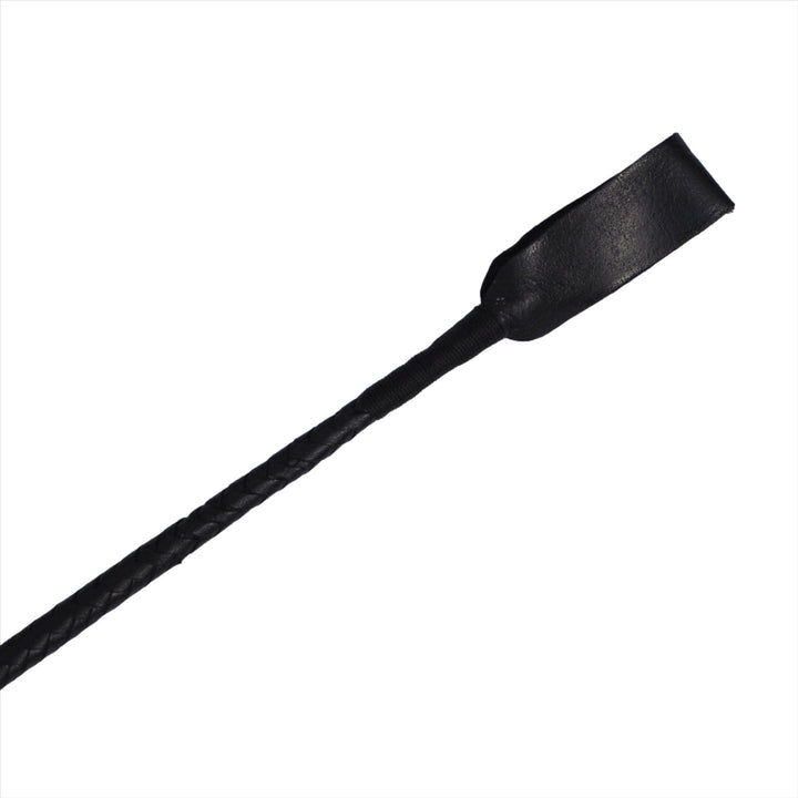 Subculture Riding Crop Whip, close-up of leather handle and crop