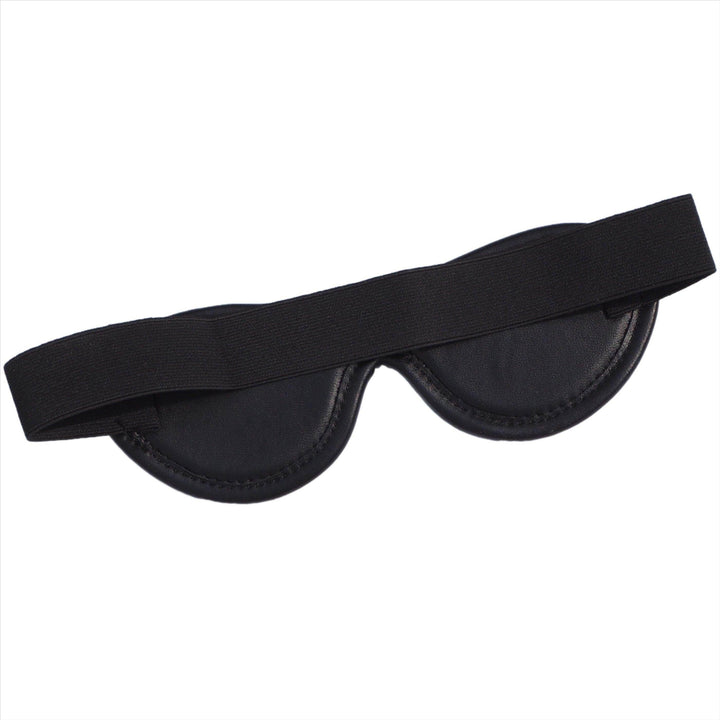 Subculture Serpent Blindfold, genuine leather BDSM blindfold by Subculture, detail view